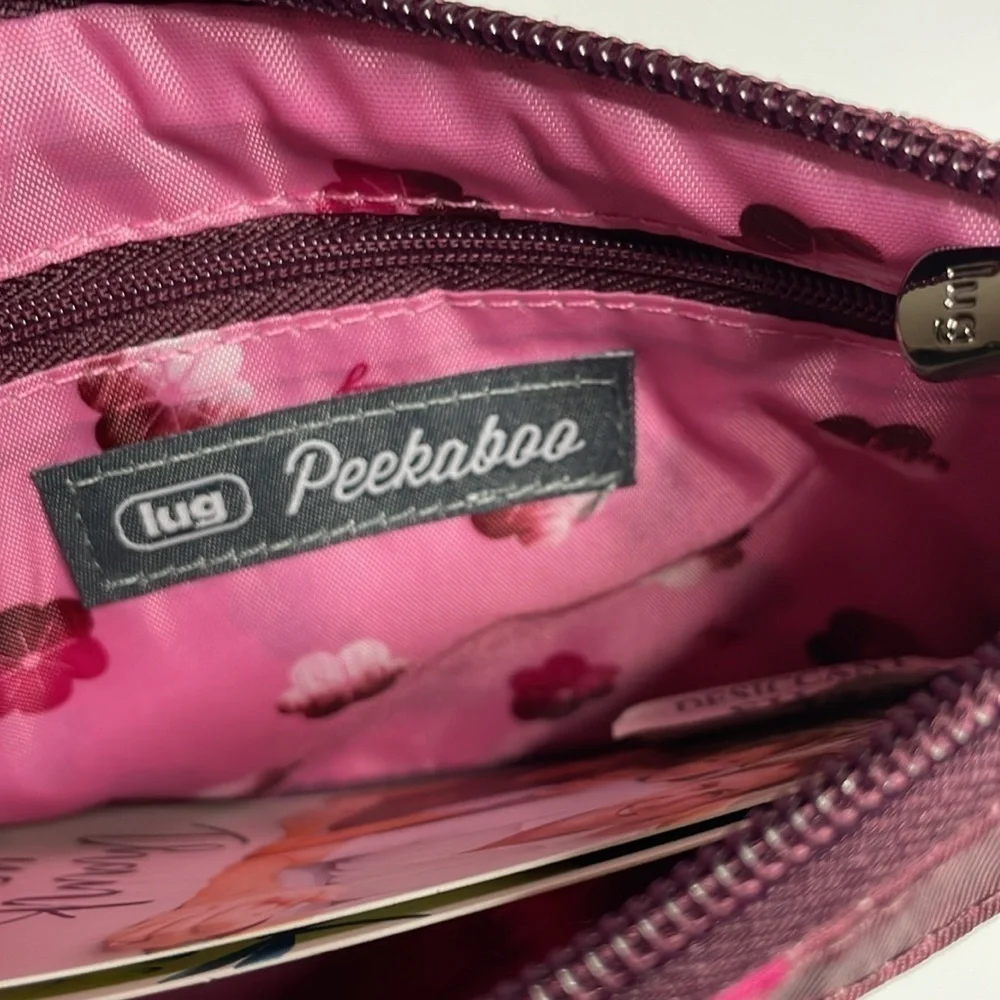 LUG | Peekaboo Printed Wristlet NWT